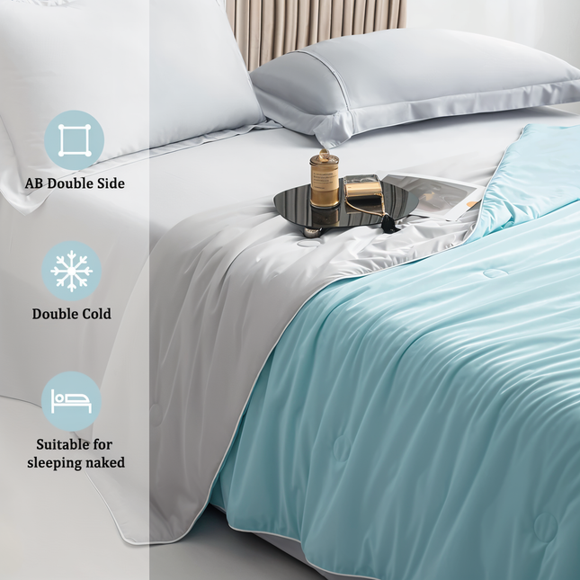 Cooling Blanket Collection | Cooling Blanket for Bed with Reversible Design | Hypoallergenic Comfort for Hot Sleepers 1