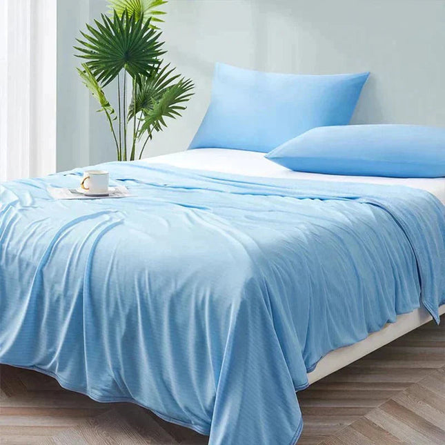 Cooling Blanket Collection | Cotton Cooling Blanket with IceFabric Technology | Lightweight & Breathable for Refreshing Sleep 0