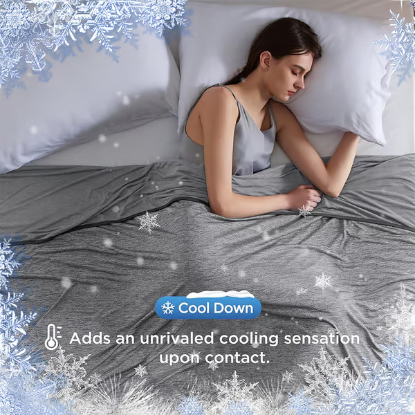 Cooling Blanket Collection | Lightweight Cooling Blanket with Dual-Sided Design | Perfect for Hot Sleepers and Night Sweats 1