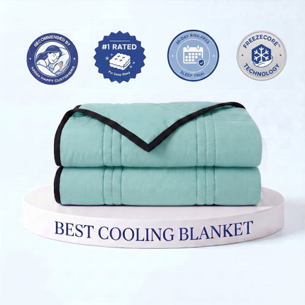 Cooling Blanket | Ice-Infused Fabric for Bed with Breathable Design | Ideal Cooling Blanket for Hot Sleepers 11