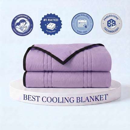 Cooling Blanket | Ice-Infused Fabric for Bed with Breathable Design | Ideal Cooling Blanket for Hot Sleepers 12
