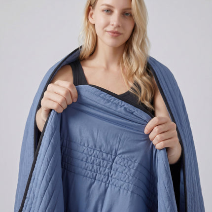 Cooling Blanket | Ice-Infused Fabric for Bed with Breathable Design | Ideal Cooling Blanket for Hot Sleepers 2