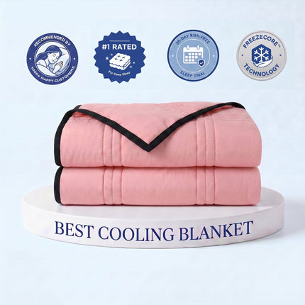 Cooling Blanket | Ice-Infused Fabric for Bed with Breathable Design | Ideal Cooling Blanket for Hot Sleepers 9