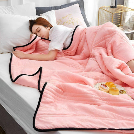 Cooling Blanket | Lightweight Breathable Bedding Throw with Temperature Control | Ideal for Comfortable Sleep 3