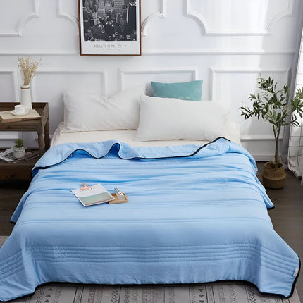 Cooling Blanket | Lightweight Breathable Fabric with Temperature Control | Ideal for Comfortable Sleep 0