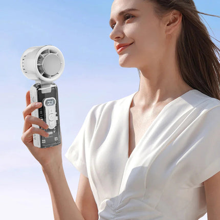 Cooling Breeze | Handheld Misting Fan with Adjustable Speed | Portable Design for Rapid Cooling 2