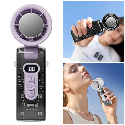 Cooling Breeze | Handheld Misting Fan with Adjustable Speed | Portable Design for Rapid Cooling 6