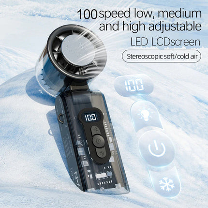 Cooling Breeze | Handheld Misting Fan with Adjustable Speed | Portable Design for Rapid Cooling 7