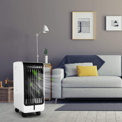Cooling Breeze | Portable Air Conditioner with 3 Speed Settings & Timer | Efficient Evaporative Cooler for Comfort 1