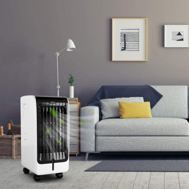 Cooling Breeze | Portable Air Conditioner with 3 Speed Settings & Timer | Efficient Evaporative Cooler for Comfort 1