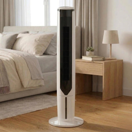 Cooling Breeze | Portable Air Cooler Tower Fan with Quiet Operation | Slim Design for Space-Saving Comfort 2