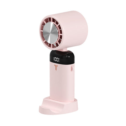 Cooling Breeze | Portable Fan with 3 Speed Settings & Ice Compress Function | Versatile Handheld, Desktop, and Hanging Design for Instant Cooling Relief 9