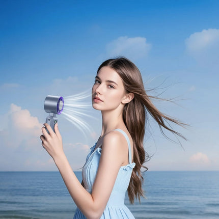 Cooling Breeze | Portable Misting Fan with Ice Cooling Technology | Adjustable Turbo Speeds for Instant Relief 1