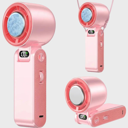 Cooling Breeze | Portable Misting Fan with Ice Cooling Technology | Adjustable Turbo Speeds for Instant Relief 10