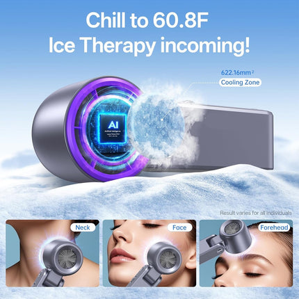 Cooling Breeze | Portable Misting Fan with Ice Cooling Technology | Adjustable Turbo Speeds for Instant Relief 7
