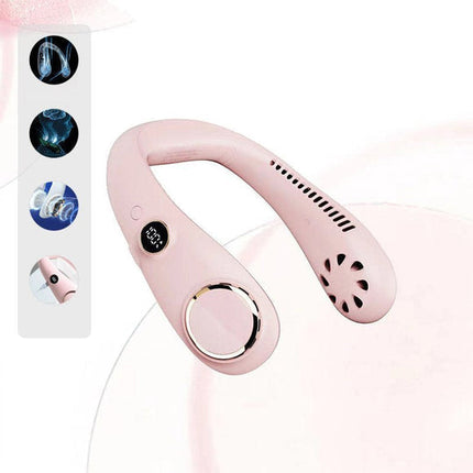 Cooling Breeze | Portable Neck Fan with Rechargeable Battery | Lightweight Design for Instant Relief 4