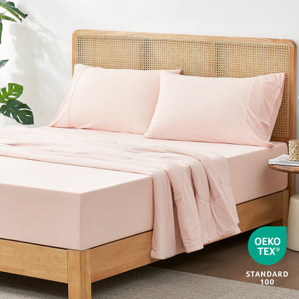 Cooling Comfort | Japanese Fabric Fitted Sheet Set with Deep Pockets | Ultimate Sleep Solution for Hot Sleepers 5