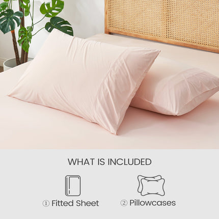 Cooling Comfort | Japanese Fabric Fitted Sheet Set with Deep Pockets | Ultimate Sleep Solution for Hot Sleepers 6