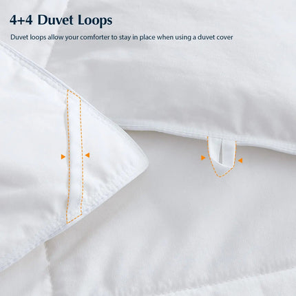 Cooling Comforter | Goose Down Bedding Set with Breathable Design | All-Season Comfort for a Restful Sleep 3