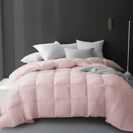 Cooling Comforter | Goose Down Bedding Set with Breathable Design | All-Season Comfort for a Restful Sleep 8