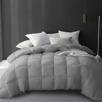 Cooling Comforter | Goose Down Bedding Set with Breathable Design | All-Season Comfort for a Restful Sleep 9