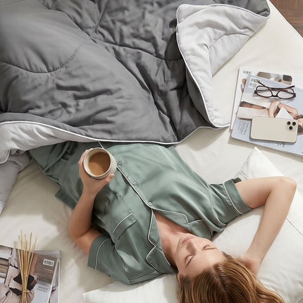 Cooling Comforter | Lightweight Breathable Design with Advanced Cooling Fabric | Ideal for Hot Sleepers 2