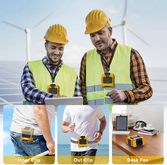 Cooling Companion | Mini Handheld Fan with USB Charging & LED Light | Portable Personal Fan for Indoor and Outdoor Use 1