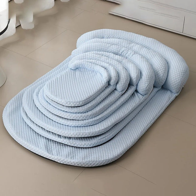 Cooling Dog Bed | Breathable Silk Fabric with Removable Cover | Comfortable Resting Spot for Pets 1