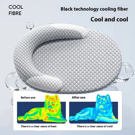 Cooling Dog Bed | Dog Cooling Mat with Advanced Cooling Fiber Technology | Waterproof & Easy to Clean for Instant Comfort 5