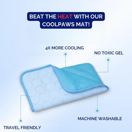 Cooling Dog Bed | Pressure-Activated Cooling Pad for Instant Relief - Lightweight & Portable for Dogs 1