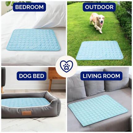 Cooling Dog Bed | Pressure-Activated Cooling Pad for Instant Relief - Lightweight & Portable for Dogs 3