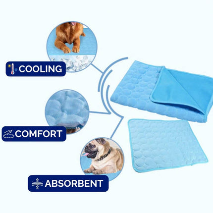 Cooling Dog Bed | Pressure-Activated Cooling Pad for Instant Relief - Lightweight & Portable for Dogs 4