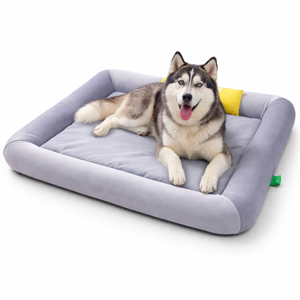 Cooling Dog Bed | Waterproof Design with Breathable Technology | Cozy Retreat for Summer Relaxation 2
