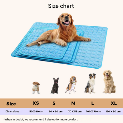 Cooling Dog Mat | 4X Cooling Power with Durable Design | Comfortable Relief for Hot Weather 7