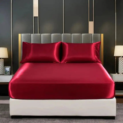 Cooling Duvet Cover Set | Ice-Silk Fabric with Deep Tuck-in Design | Soft and Breathable for Comfortable Sleep 5