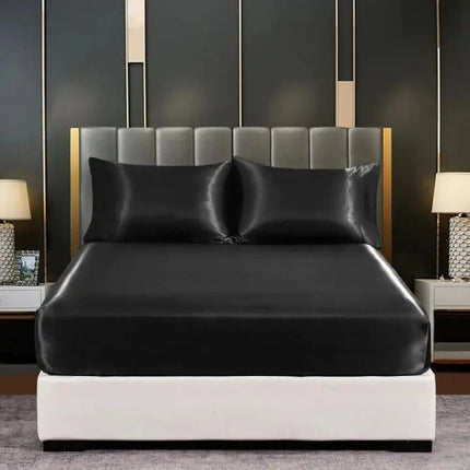 Cooling Duvet Cover Set | Ice-Silk Fabric with Deep Tuck-in Design | Soft and Breathable for Comfortable Sleep 8