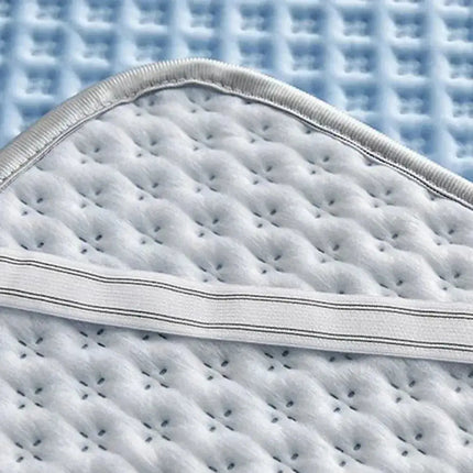Cooling Mattress Pad with Breathable Ice Silk Fabric | Soft Design for Comfortable Summer Sleep 4