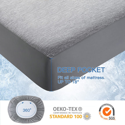 Cooling Mattress Protector | Waterproof Design with Arc-Chill Technology | Hypoallergenic for All-Night Comfort 5