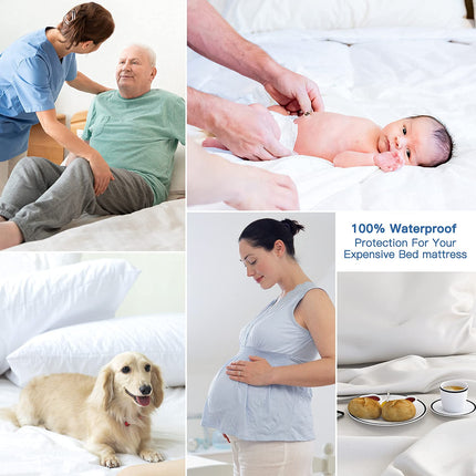 Cooling Mattress Protector | Waterproof Design with Arc-Chill Technology | Hypoallergenic for All-Night Comfort 8