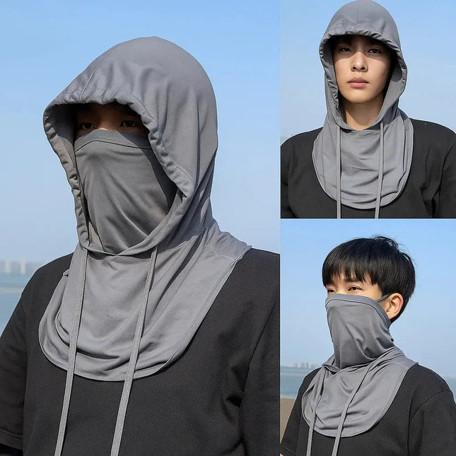 Cooling Multifunction Balaclava Mask with UPF 50 Sun Protection | Lightweight Ice Silk for Outdoor Comfort 0