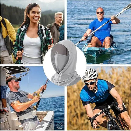Cooling Multifunction Balaclava Mask with UPF 50 Sun Protection | Lightweight Ice Silk for Outdoor Comfort 2