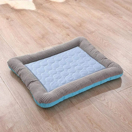 Cooling Pet Bed | Breathable Ice Silk Material with Non-Slip Base | Lightweight & Portable Dog Mat for Ultimate Comfort 0