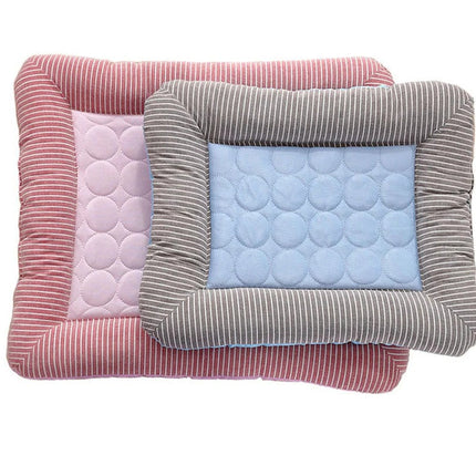 Cooling Pet Bed | Breathable Ice Silk Material with Non-Slip Base | Lightweight & Portable Dog Mat for Ultimate Comfort 1