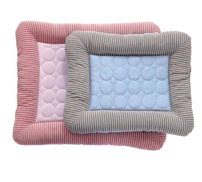 Cooling Pet Bed | Breathable Ice Silk Material with Non-Slip Base | Lightweight & Portable Dog Mat for Ultimate Comfort 1