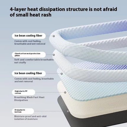 Cooling Pet Bed | Dog & Cat Bed with Breathable Ice Silk Fabric | Lightweight & Portable Design for Summer Comfort 4