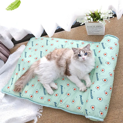 Cooling Pet Mat | Self-Cooling Fabric with Plush Cushion | Comfortable Bed for Dogs and Cats 3