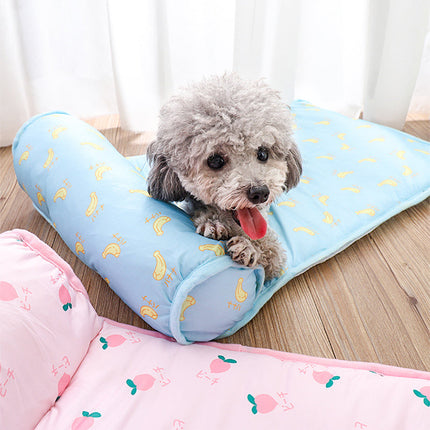 Cooling Pet Mat | Self-Cooling Fabric with Plush Cushion | Comfortable Bed for Dogs and Cats 6