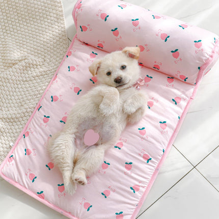 Cooling Pet Mat | Self-Cooling Fabric with Plush Cushion | Comfortable Bed for Dogs and Cats 7