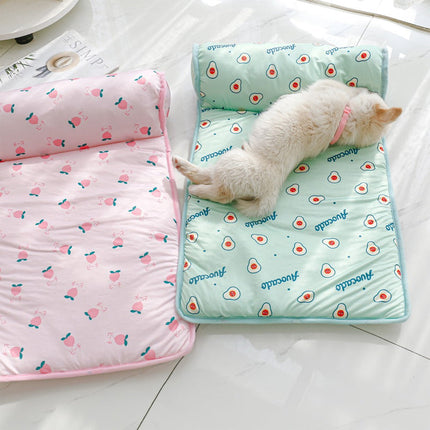 Cooling Pet Mat | Self-Cooling Fabric with Plush Cushion | Comfortable Bed for Dogs and Cats 8