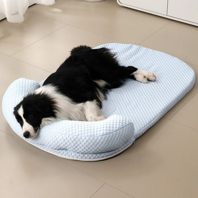 Cooling Pet Mattress | Silk Fabric with Gentle Foam Filling | Comfortable Relief for Older Pets 1